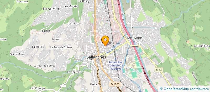 localisation de l'entreprise MONSIEUR DEAN THIERCELET à SALLANCHES