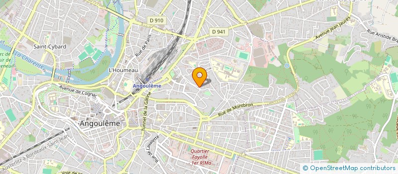 localisation de l'entreprise MONSIEUR DEAVE ABAUL à ANGOULEME