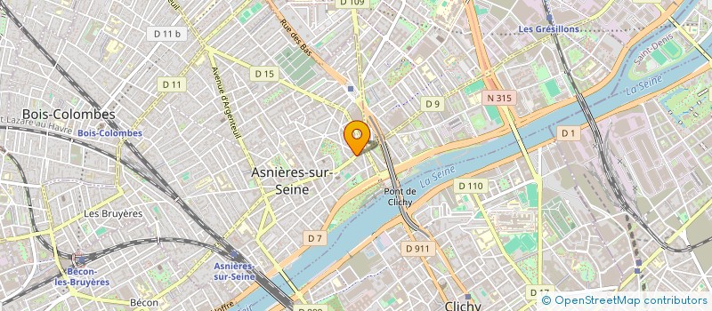 localisation de l'entreprise MONSIEUR DEBADITYA SHATTERJEE  ASNIERES-SUR-SEINE