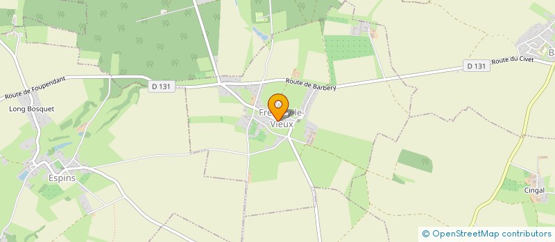 localisation de l'entreprise MONSIEUR DEBASTIANI DEBASTIANI ANDRADE ROSIANI à FRESNEY-LE-VIEUX