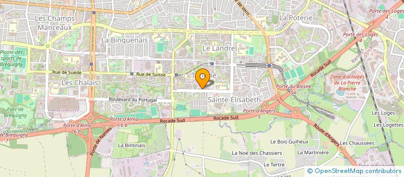 localisation de l'entreprise MONSIEUR DEBESAY BEREKET  RENNES