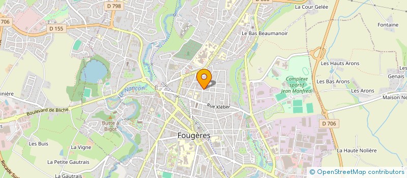 localisation de l'entreprise MONSIEUR DEBOIRE DEBOIRE  FOUGERES