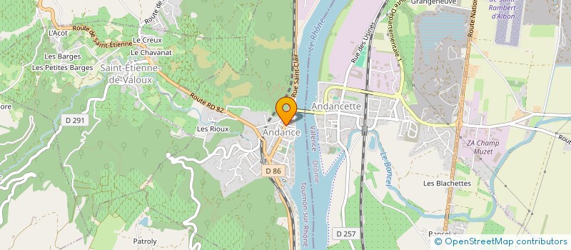 localisation de l'entreprise MONSIEUR DECEBAL-SORIN LUCHIAN  ANDANCE