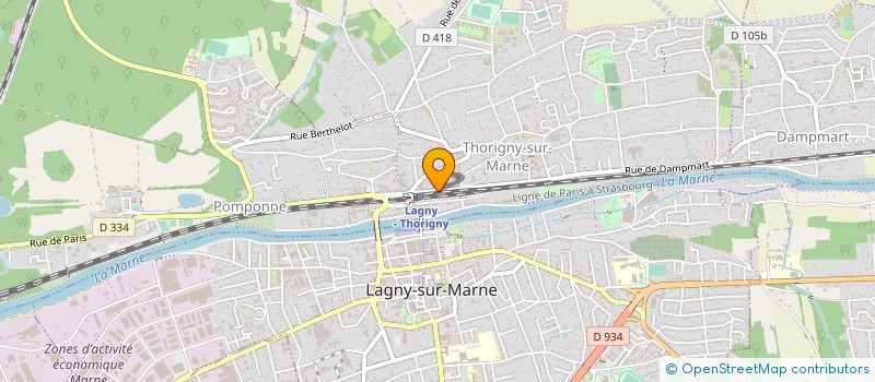 localisation de l'entreprise MONSIEUR DECEBAL TRINCA à LAGNY-SUR-MARNE