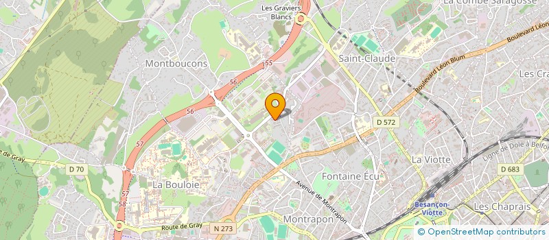 localisation de l'entreprise MONSIEUR DEDE METHODE KPETEHOGBE à BESANCON