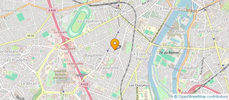 localisation de l'entreprise MONSIEUR DEDJI KOUNDE  TOULOUSE