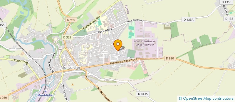 localisation de l'entreprise MONSIEUR DEEVE RINGLER à MONTDIDIER
