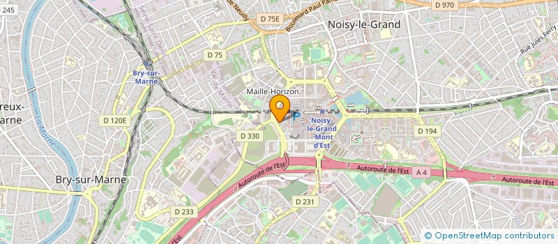 localisation de l'entreprise MONSIEUR DEFFO KANGA  NOISY-LE-GRAND