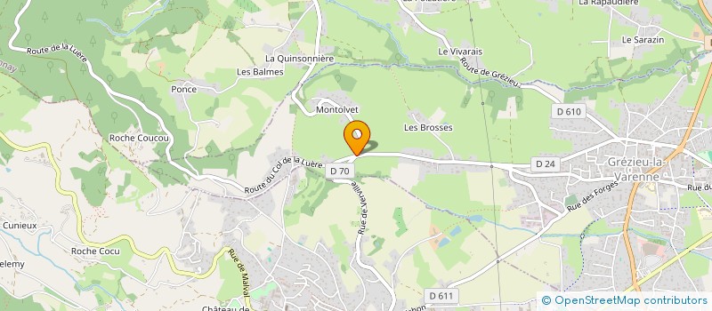 localisation de l'entreprise MONSIEUR DEHAN THIBAULT  GREZIEU-LA-VARENNE