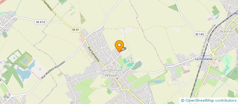 localisation de l'entreprise MONSIEUR DEHE SOUPAMA  SAINGHIN-EN-WEPPES