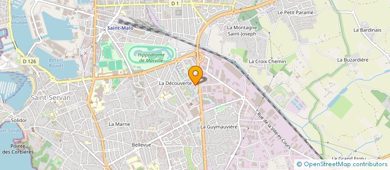 localisation de l'entreprise MONSIEUR DEHIMI OUALI  SAINT-MALO