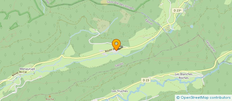 localisation de l'entreprise MONSIEUR DEIL TOUSSAINT  SAPOIS