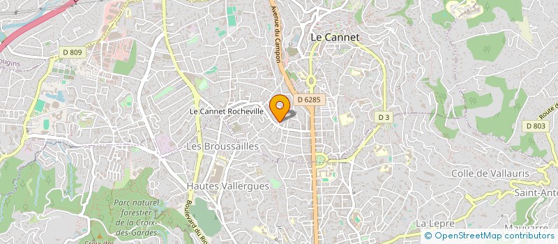 localisation de l'entreprise MONSIEUR DEIVAN BOUBRHI à LE CANNET