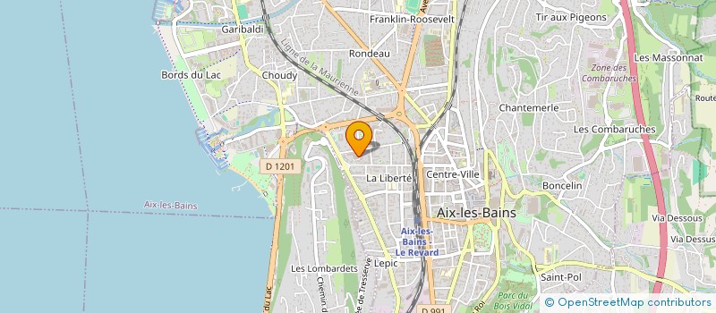 localisation de l'entreprise MONSIEUR DEJAN JOVANOVIC  AIX-LES-BAINS