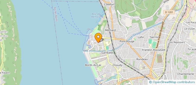 localisation de l'entreprise MONSIEUR DEJAN MILETIC  AIX-LES-BAINS