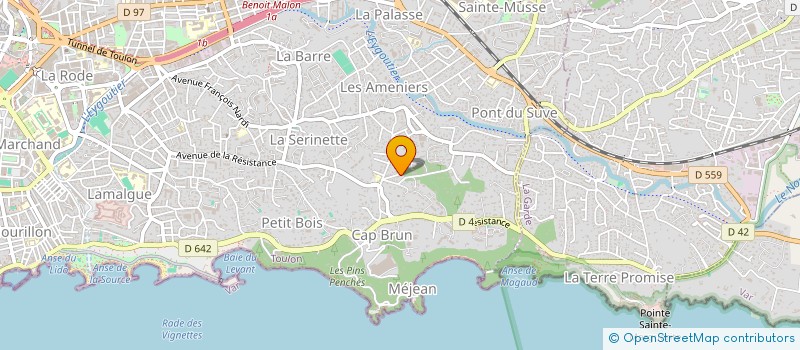 localisation de l'entreprise MONSIEUR DEJAN STOJOV  TOULON