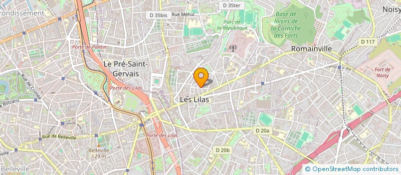 localisation de l'entreprise MONSIEUR DEJAN TESIC  LES LILAS