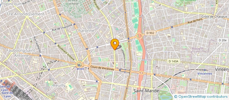 localisation de l'entreprise MONSIEUR DEJAN TRAKIC  PARIS