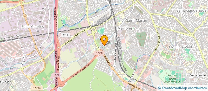 localisation de l'entreprise MONSIEUR DEJEN MENGESHA  PERPIGNAN