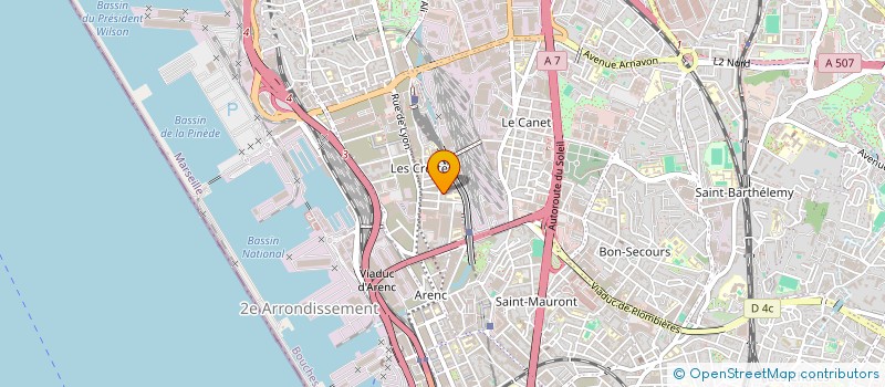localisation de l'entreprise MONSIEUR DEJNIS KACI  MARSEILLE