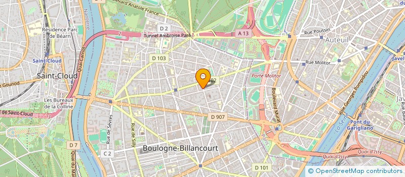 localisation de l'entreprise MONSIEUR DEJVIN CIMBOKU à BOULOGNE-BILLANCOURT