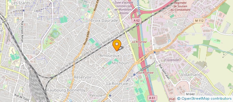 localisation de l'entreprise MONSIEUR DEK MOHAMED AHMED à TOULOUSE