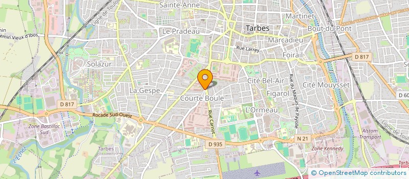 localisation de l'entreprise MONSIEUR DEL TEJEDOR à TARBES