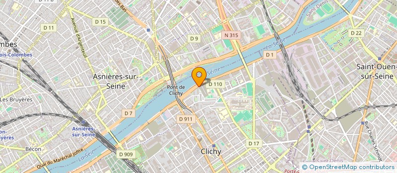 localisation de l'entreprise MONSIEUR DELAGHA NAIMI à CLICHY