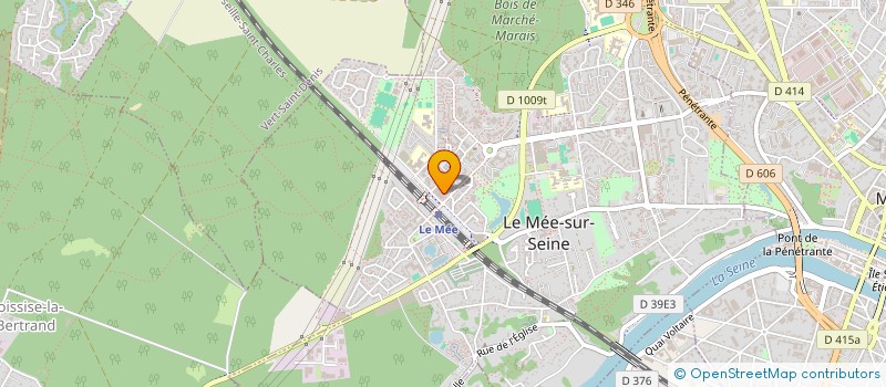 localisation de l'entreprise MONSIEUR DELAIN MALANDA  LE MEE-SUR-SEINE