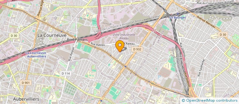 localisation de l'entreprise MONSIEUR DELAWAR HOSSAIN à LA COURNEUVE