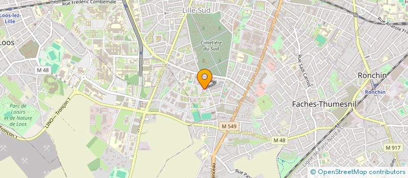 localisation de l'entreprise MONSIEUR DELBADCHAH ORYAKHIL  LILLE