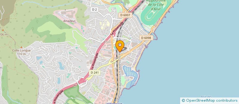 localisation de l'entreprise MONSIEUR DELCHO DELIRADEV  VILLENEUVE-LOUBET