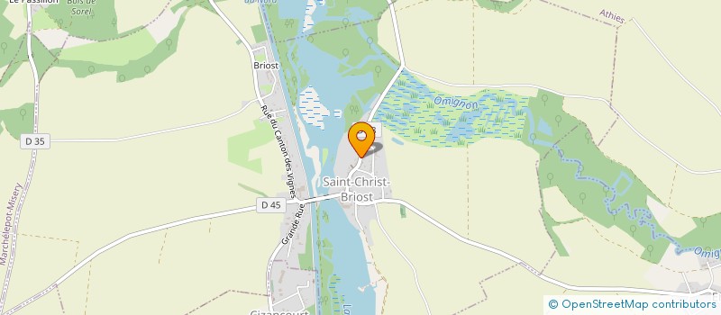 localisation de l'entreprise MONSIEUR DELE LIN  SAINT-CHRIST-BRIOST