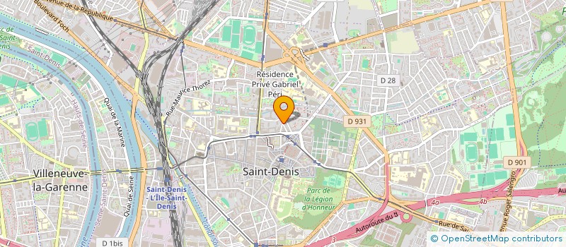 localisation de l'entreprise MONSIEUR DELFICK KIYELA-NTUBILA  SAINT-DENIS