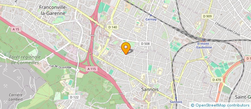 localisation de l'entreprise MONSIEUR DELFIM CARVALHO RIBEIRO à SANNOIS