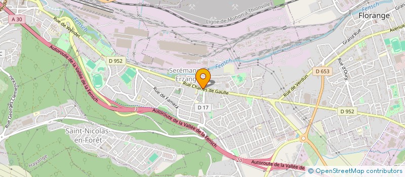 localisation de l'entreprise MONSIEUR DELFIM DE JESUS PEREIRA  SEREMANGE-ERZANGE