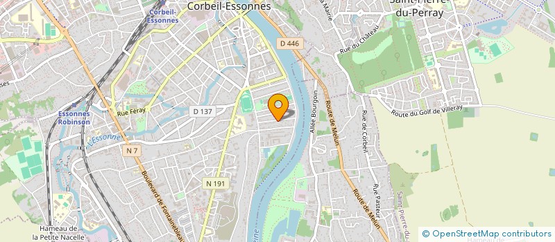 localisation de l'entreprise MONSIEUR DELFIM ROCHA DO COTO à CORBEIL-ESSONNES