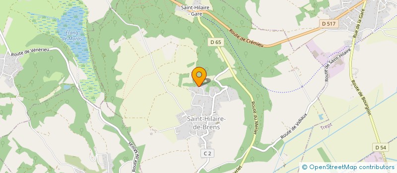 localisation de l'entreprise MONSIEUR DELFINO GONCALVES à SAINT-HILAIRE-DE-BRENS