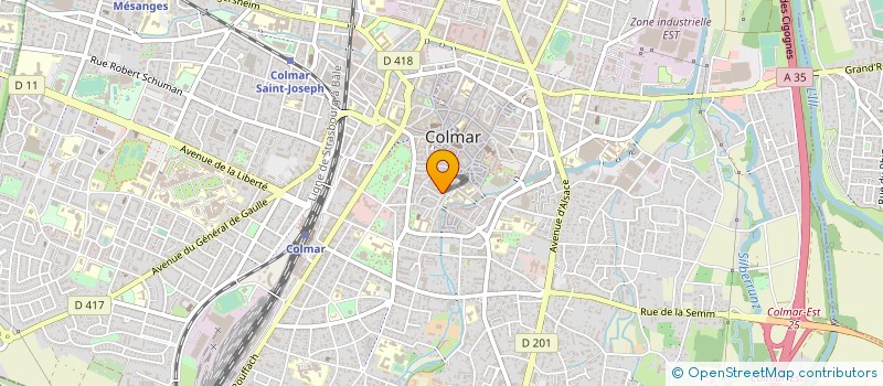 localisation de l'entreprise MONSIEUR DELGADO MARTINEZ  COLMAR