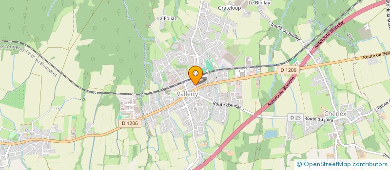 localisation de l'entreprise MONSIEUR DELIAN MARIN  VALLEIRY