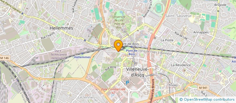 localisation de l'entreprise MONSIEUR DELICIO GLORIA-CHAPALYS à VILLENEUVE-D'ASCQ