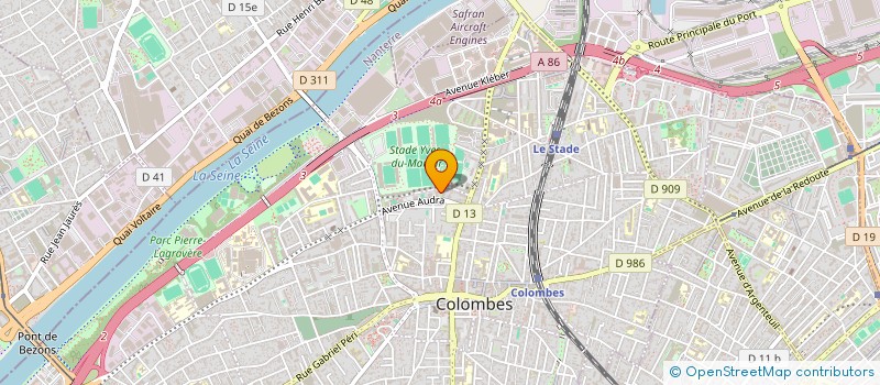 localisation de l'entreprise MONSIEUR DELIO PRUDENTE  COLOMBES