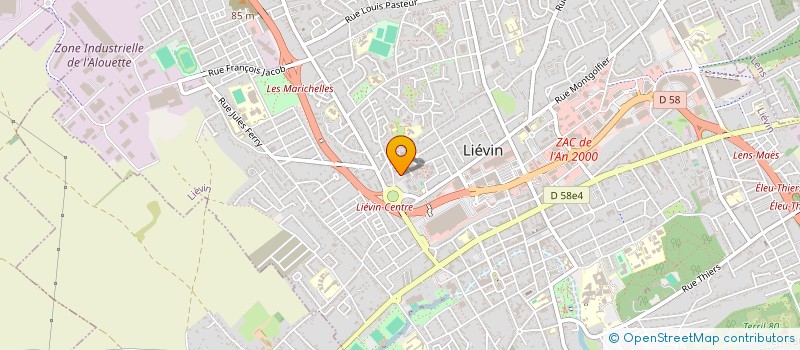 localisation de l'entreprise MONSIEUR DELKOUFLI NEGRECHE à LIEVIN