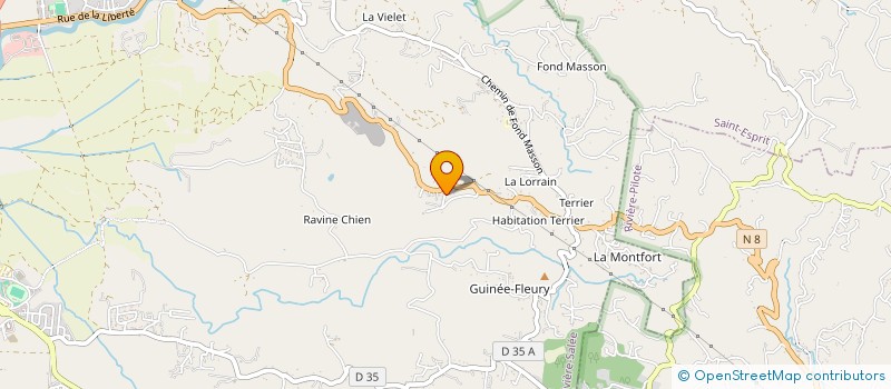 localisation de l'entreprise MONSIEUR DELLY DAQUIN à RIVIERE-SALEE
