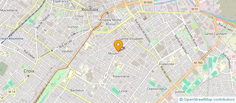 localisation de l'entreprise MONSIEUR DELMIRO DA SILVA AMORIM  ROUBAIX
