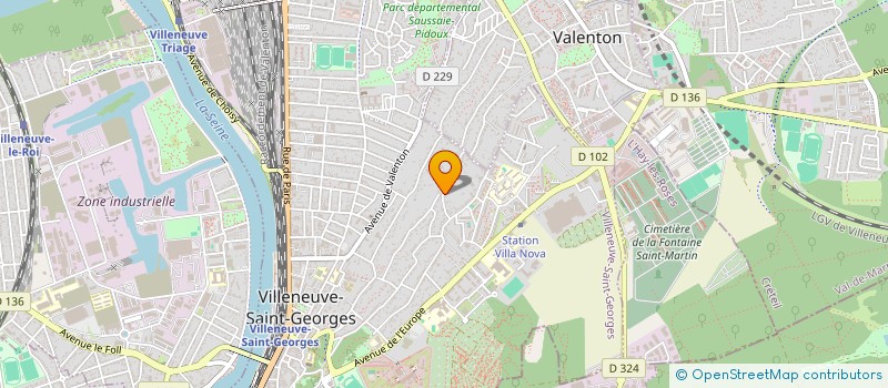 localisation de l'entreprise MONSIEUR DELMOND NGAYIS OTOUNGA à VILLENEUVE-SAINT-GEORGES