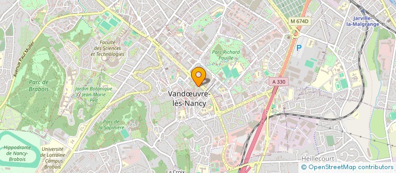 localisation de l'entreprise MONSIEUR DELON EMILE  VANDUVRE-LES-NANCY