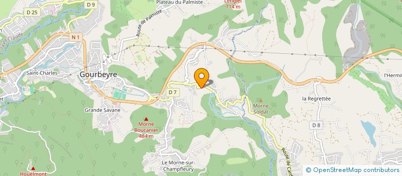 localisation de l'entreprise MONSIEUR DELOUCHE SOSTHENE  GOURBEYRE