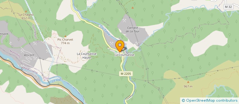 localisation de l'entreprise MONSIEUR DELPHES FRUCHART  LA TOUR