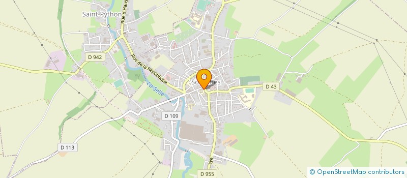 localisation de l'entreprise MONSIEUR DELPHIN BACQUET  SOLESMES